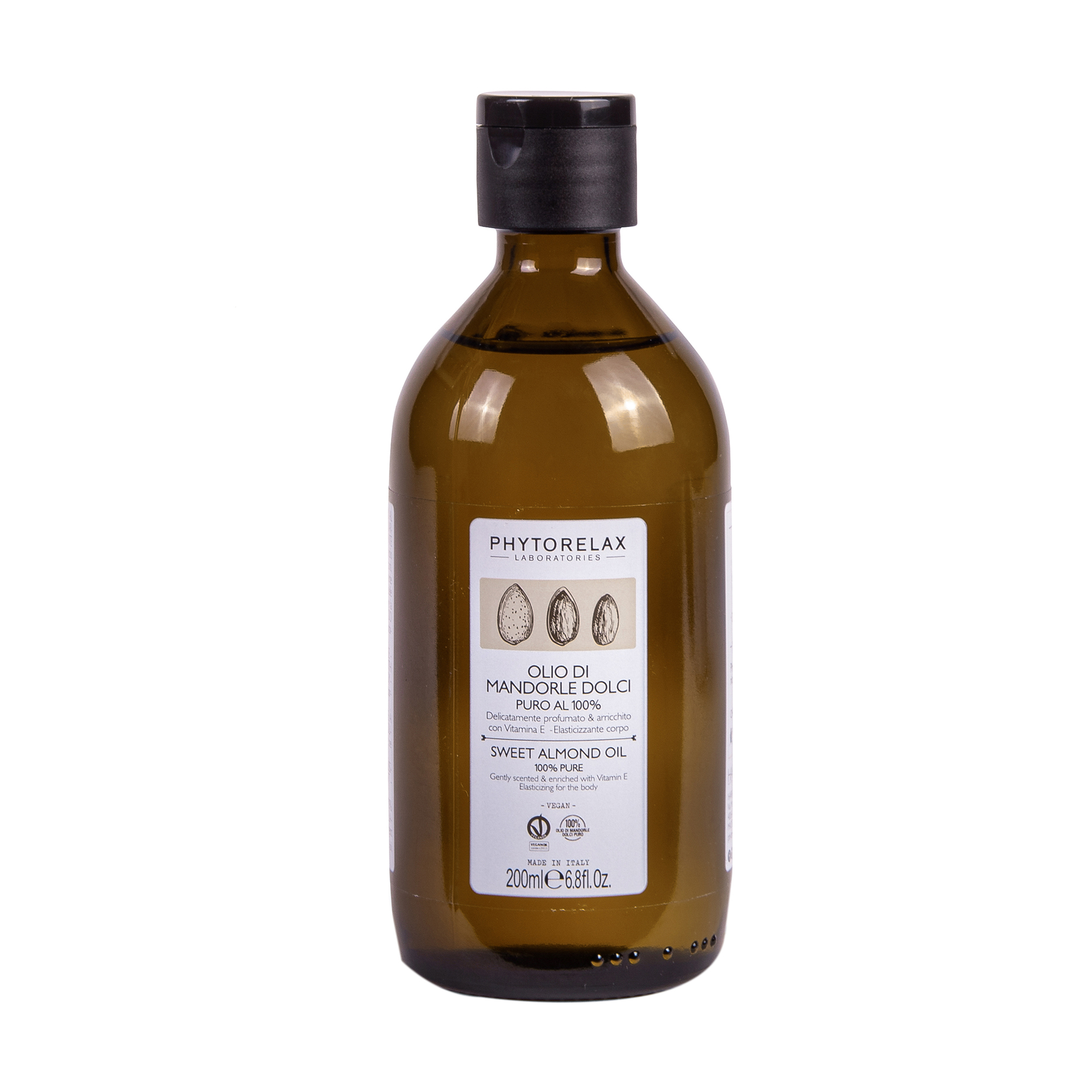 Олія солодкого мигдалю Phytorelax Laboratories Sweet Almond Oil, 200 мл