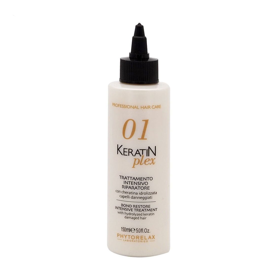 Засіб для відновлення волосся Phytorelax Laboratories Keratin Plex Bond Restore Intensive Treatment з кератином, 150 мл
